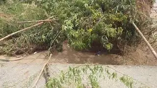 Heavy rains in hayathnagar