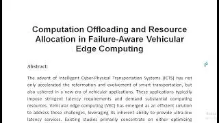 Computation Offloading and Resource Allocation in Failure Aware Vehicular Edge Computing