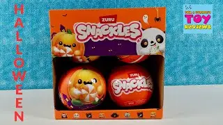 Открытие плюшевых капсул Halloween Zuru Snackles Blind