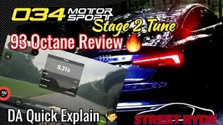 034Motorsport Stage 2, мелодия 93 октября B9 S4/S5/SQ5 (Dragy Video Time с кратким объяснением класса DA)