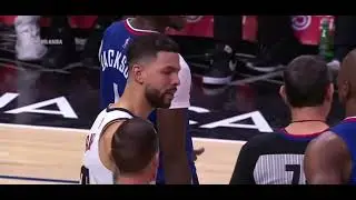 Austin Rivers tries to fight Marcus Morgan after a elbow