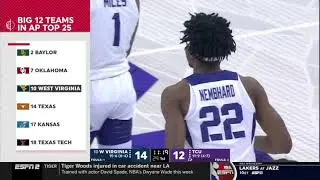 Derek Culver vs TCU 18 PTS         2.23.21