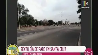 Sexto día de paro cívico en Santa Cruz