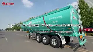 50000L Aluminum Fuel Tanker Semi Trailer For Sale⛽️