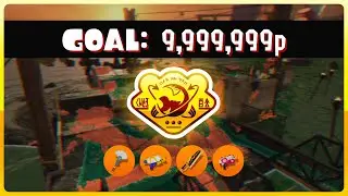 The Hunt for 9,999,999p in Salmon Run. (Splatoon 3)