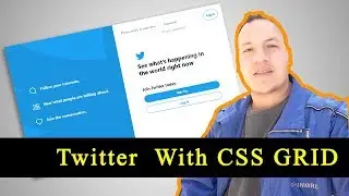 redesign and coding twitter home page | CSS Grid and HTML only