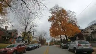 Fall Drive 2022 To Buchanan, MI Halloween Theme Setup In Town