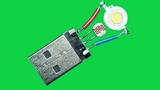 Erstellen Sie einen automatischen Lichtsensor mit USB 5 Volt DC