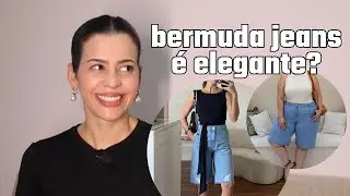 COMO USAR BERMUDA JEANS FEMININA?