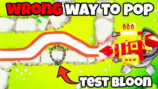 Wrong Ways To Pop The Test/Ghost Bloon In BTD 6!
