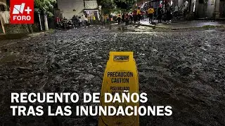 Autos flotaron por inundaciones en Magdalena Contreras: Calles y viviendas colapsadas - Las Noticias