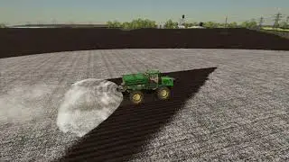 Spreading Lime with new John Deere mod - FS 19 - County Line