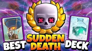 NEW BEST SUDDEN DEATH CHALLENGE WINNING DECK! | Clash Royale WINNING SUDDEN DEATH CHALLENGE GAMEPLAY