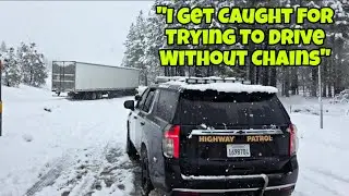 Hundreds Of Truckers Stuck In Snow Storm! 71 Year Old Trucker Dies| Illegal Trucker Arrested 