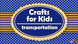 Crafts for kids (transportation) | Art works for kids by BabyA Nursery channel
