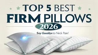 Top 5 Firm Pillows for Neck Pain in 2026 😴 | Real Sleep Tests & Honest Results!