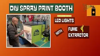 Make your own spray paint booth out of Dollar Store foam board!