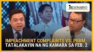 Kamara tatalakayin sa Feb. 2 ang 2 impeachment complaint laban kay Pangulong Marcos | Agenda Weekend