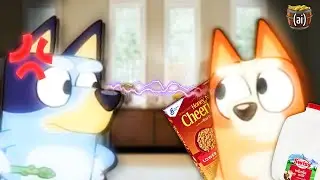 🥣Bluey FIGHTS Bingo Cause She Pours Milk First (Ai Skit)🥣
