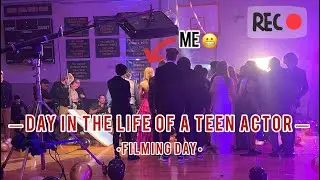 DAY IN THE LIFE OF A WORKING TEEN ACTOR (Filming day vlog)