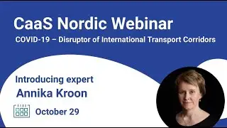 CaaS Nordic Webinar - Introducing the experts: Annika Kroon