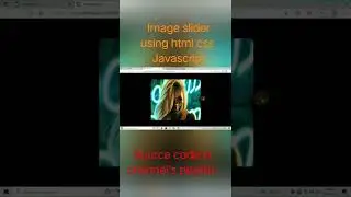 image slider using html css and vanila javascript for beginners source code in channel's playlist