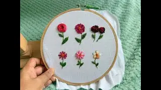 6 Must-Learn Little Flower Embroidery Tutorials 🌸 | Hand Embroidery for Beginners