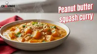 Easy Butternut Squash Peanut Curry Recipe | Rich, Creamy & Vegan | Craivings