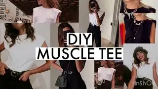 MUSCLE TEE - DIY ( Muito f&aacute;cil! )