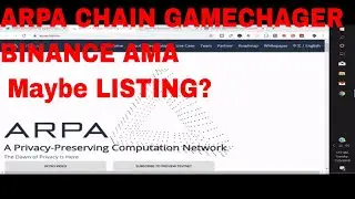 ARPA Token Coin Binance Vote ARPA Chain a Gamechanger ARPA Price Prediction