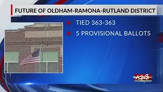 5 provisional votes to decide in Oldham-Ramona-Rutland reorganization election