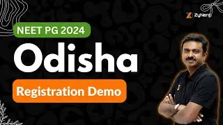 Odisha PG medical | Registration Demo | NEET PG 2024