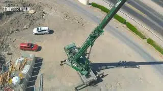 Grove GMK-5130 Mobile Crane Working | Amezing City view Installation 5G In Matrah Muscat Oman