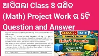 Class 8 Math Project Work 2026/Class 8 Math Project Work in Odia l Class 8 Math Project work l