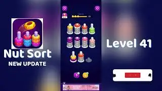 🧩 Nut Sort Level 41 Walkthrough | Step-by-Step Guide 🎮 | Mini Boss