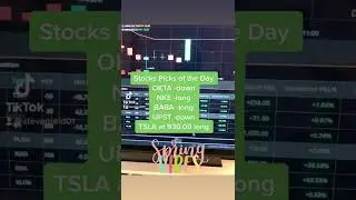 Stocks Picks of the Day #OKTA -down #NKE -long #BABA -long #UPST -down #TSLA at 930.00 long