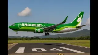 MSFS2020 Alpaca Airlines Ла Меса-Пасто B736 VATSIM