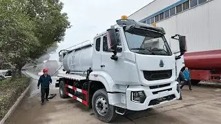 SINOTRUK HOWO JETTING AND VACUUM TANK TRUCK