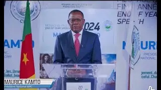 Le Professeur  Maurice Kamto annonce a candidature à l'élection présidentielle de 2025