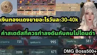 sword of justice เงินทองแดงขายไรรวยบ้างวันละ40k+ ค่าสเตตัสที่ควรทำลงดันกับคนสายภายในไม่โดนด่าแน่นอน