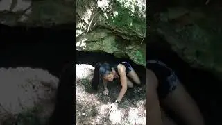 #Cavewoman in Transylvania