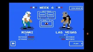 Miami vs Las Vegas Retro Bowl Extreme Difficulty | Early Fumble, Tough Loss, Big Plays