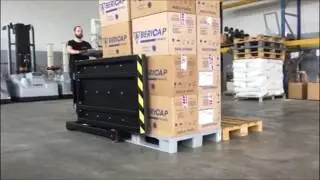 Pallet inverter - TOPPY SIDE MOVER with roll on / roll off system