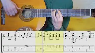 Rolling in the deep. Guitar. Tabs. Notes. Fingerstyle.