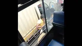 Bangloru hebbal ring road BMTC driver  and fight KA 4673