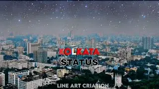 New kolkata status 🖤 city of joy in India 🖤 Kolkata best status🖤Line art Creation