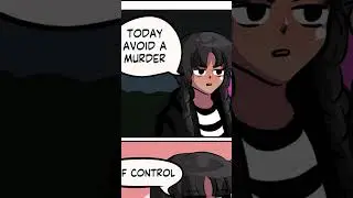 Wednesday Prevents A Murder?! | Wednesday Comic Dub #Shorts