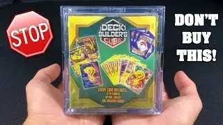 PLEASE! DO NOT BUY THIS! Opening THE WEIRDEST Pokemon Card Deck Builder's Cube!