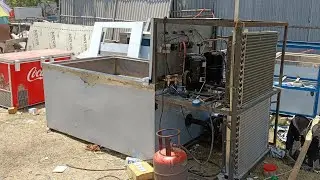 कुल्फी आइसक्रीम जमाने का मशीन || Ice candy Machine || ice blocks making Machine  || 15 mould machine
