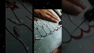 #cuttwork #machine embroidery